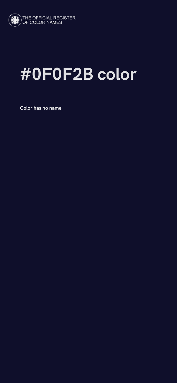 #0F0F2B color image
