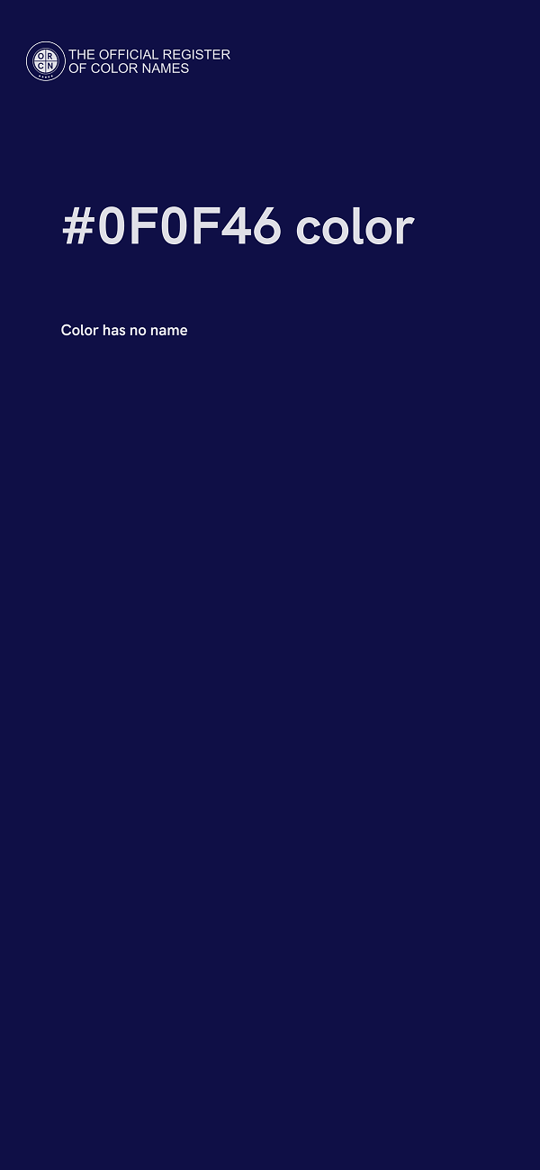 #0F0F46 color image