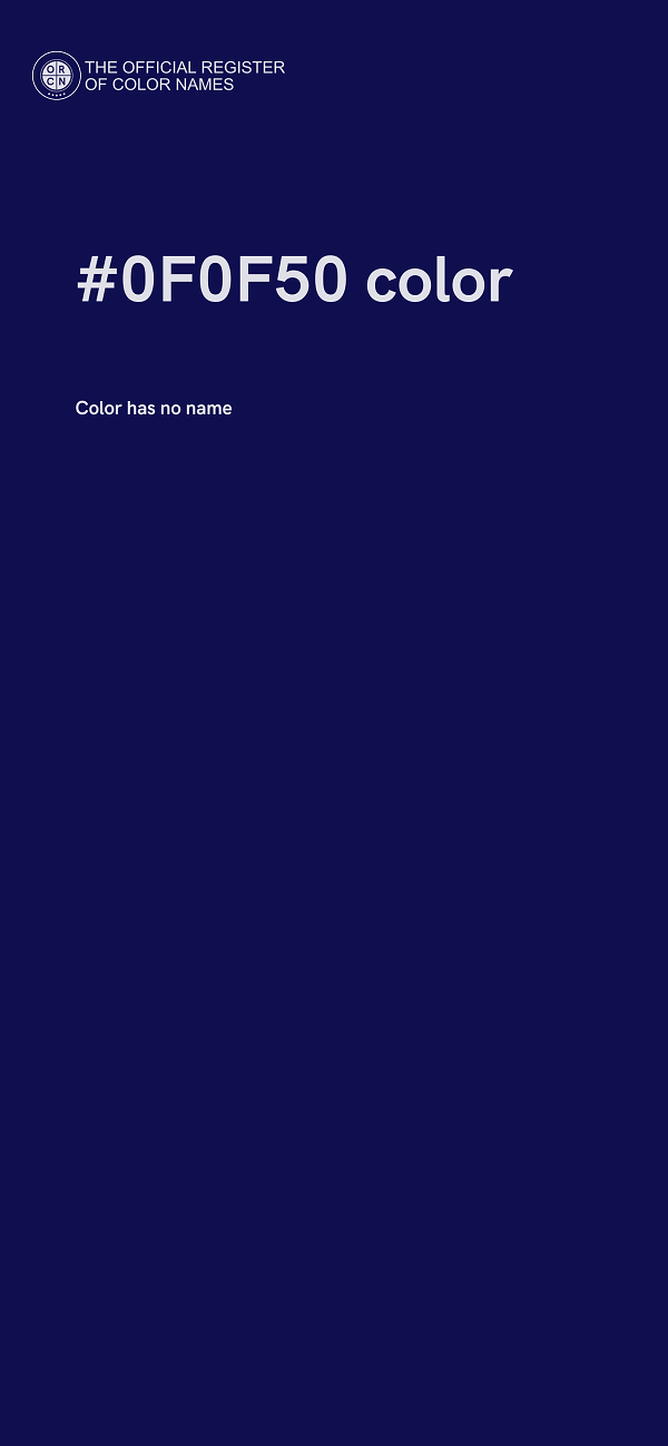 #0F0F50 color image