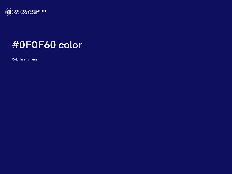 #0F0F60 color image