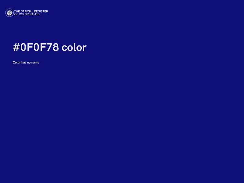 #0F0F78 color image