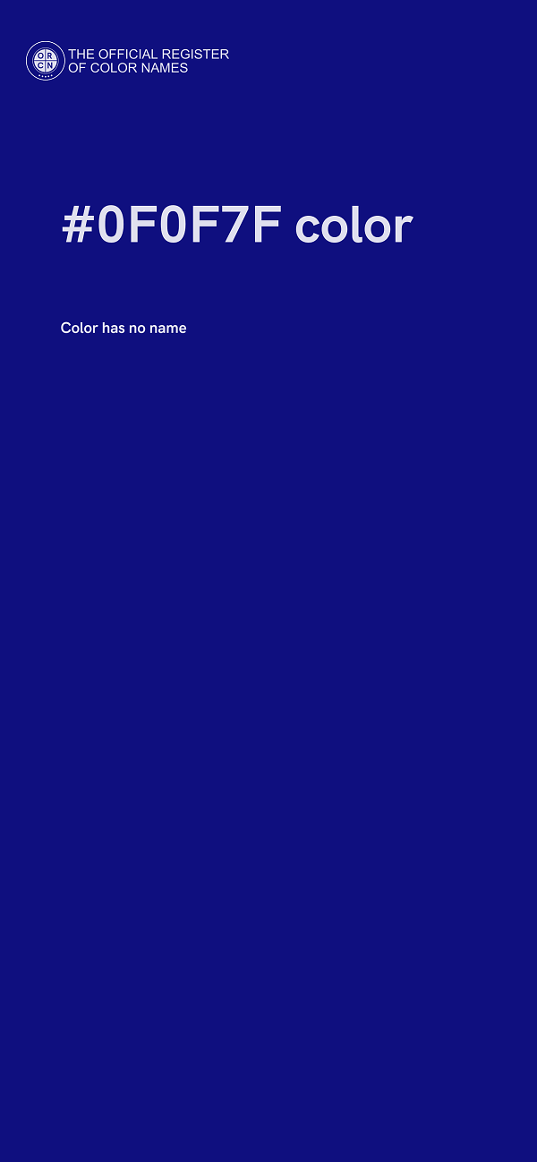 #0F0F7F color image
