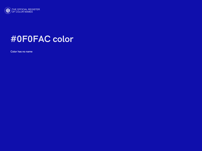 #0F0FAC color image