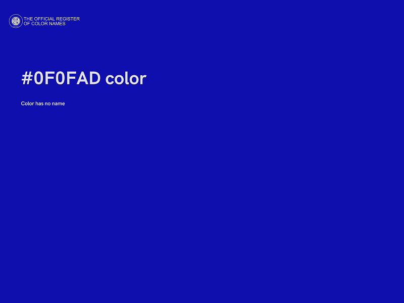 #0F0FAD color image