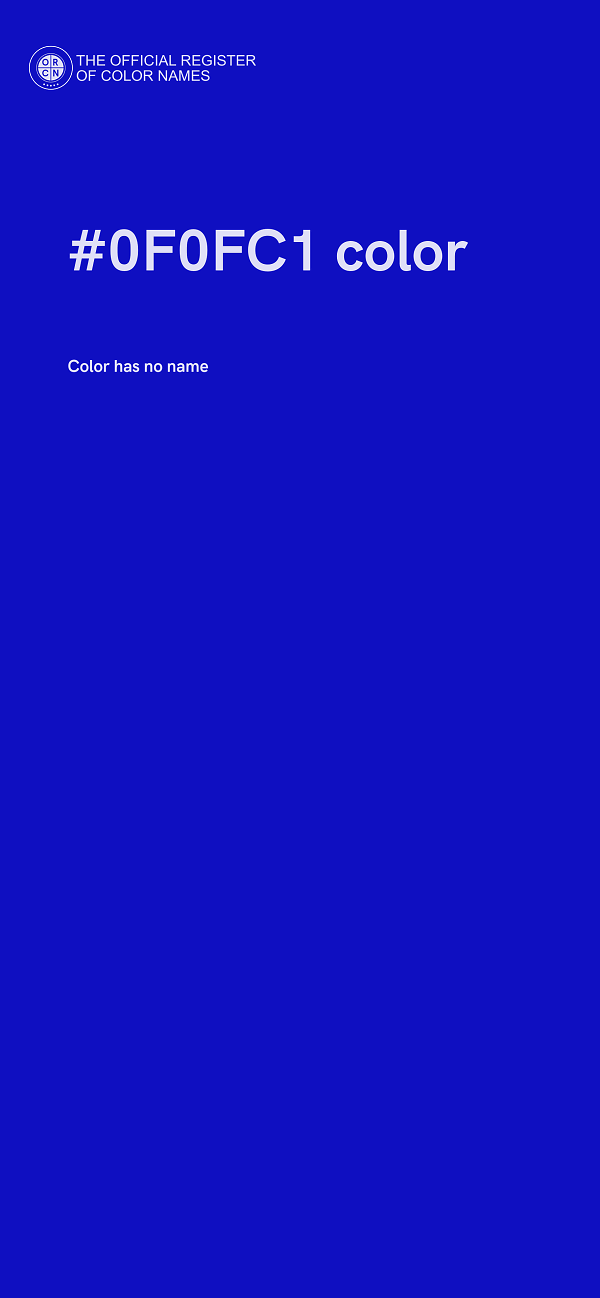 #0F0FC1 color image