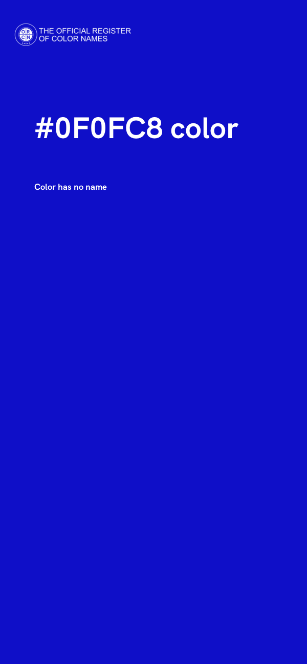 #0F0FC8 color image