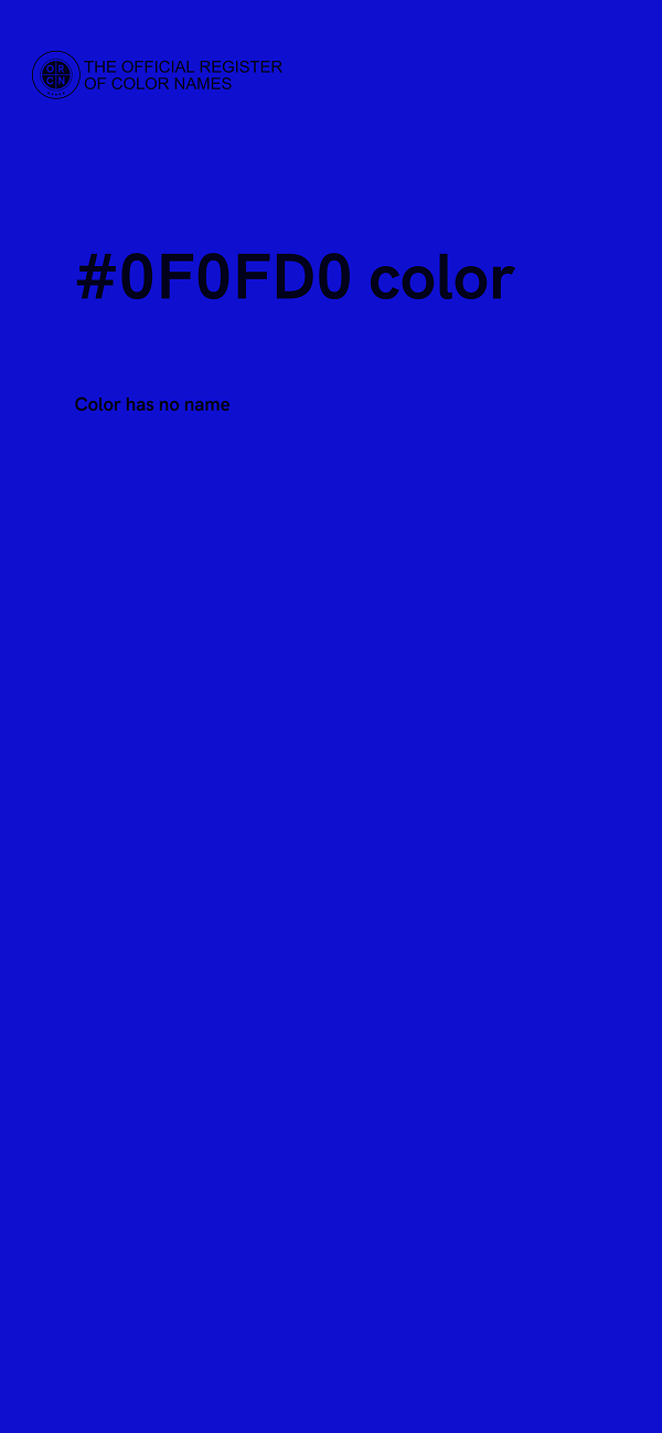 #0F0FD0 color image