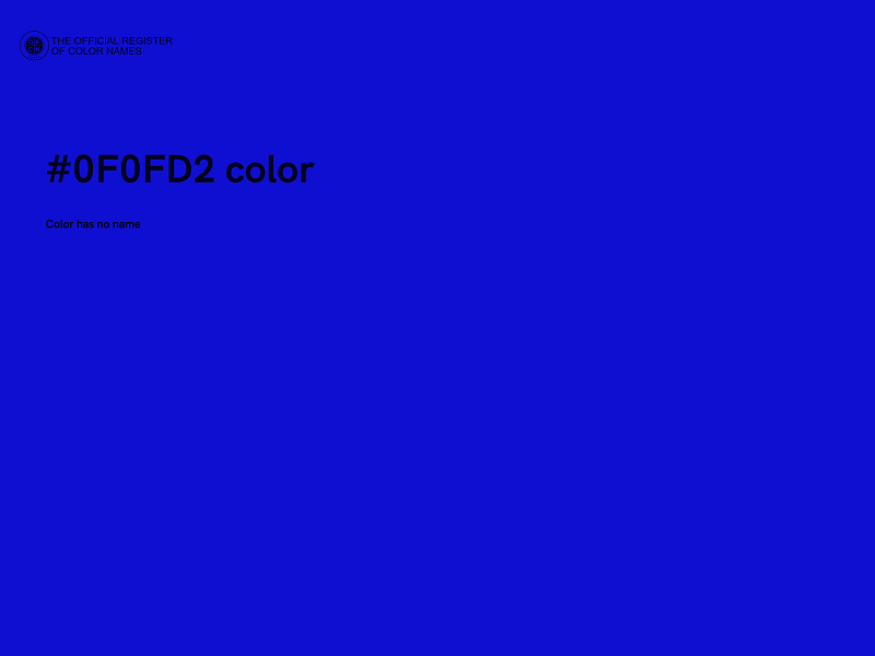 #0F0FD2 color image