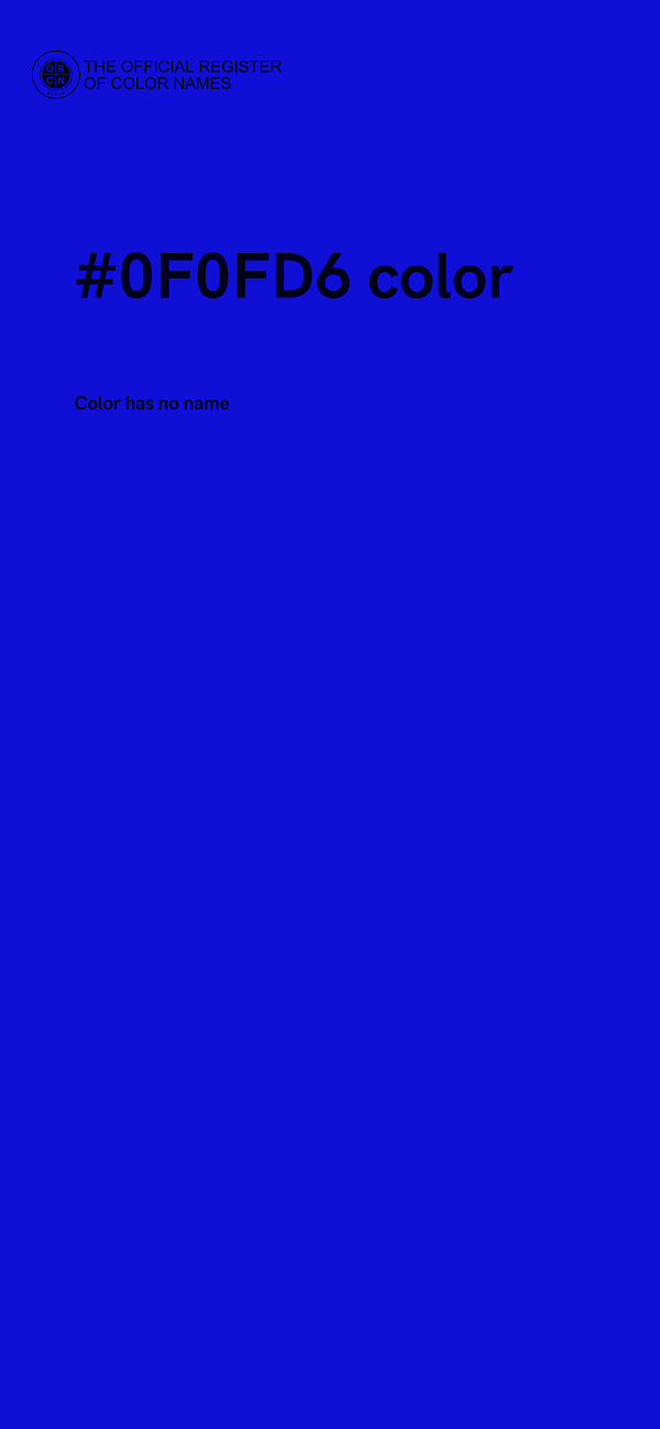 #0F0FD6 color image