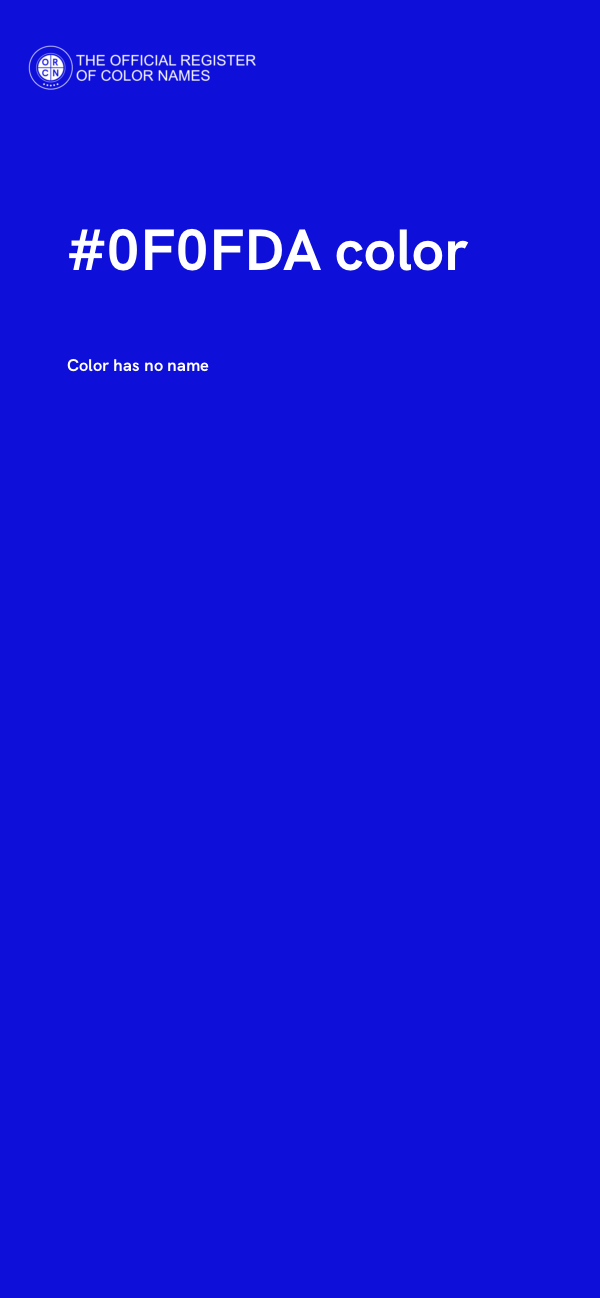 #0F0FDA color image
