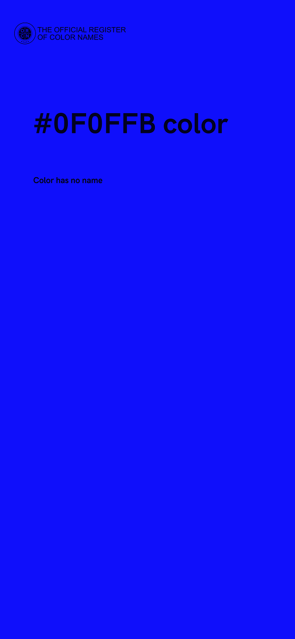 #0F0FFB color image