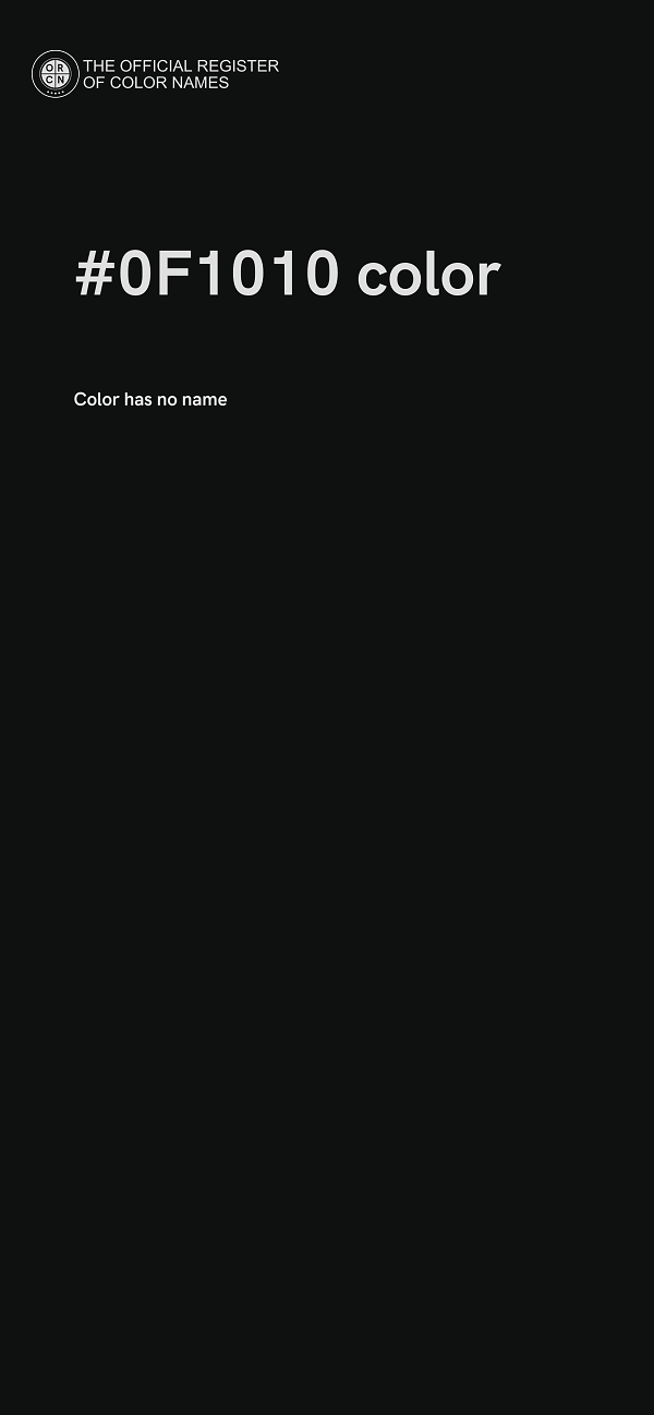 #0F1010 color image