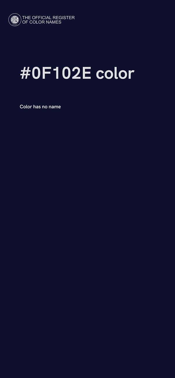#0F102E color image