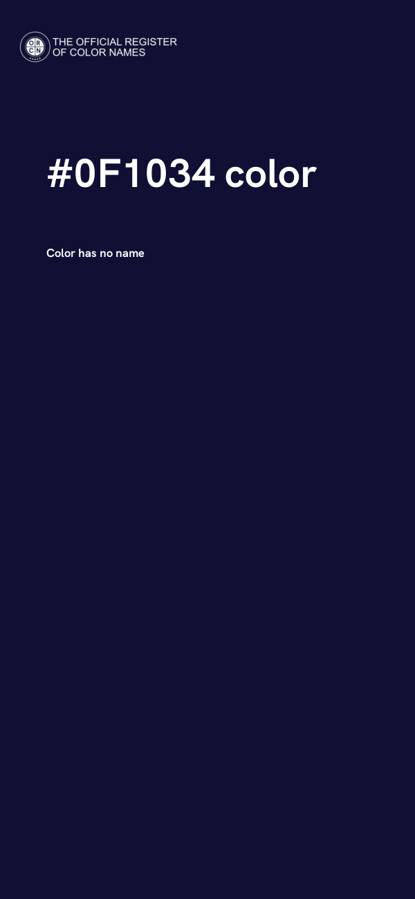 #0F1034 color image