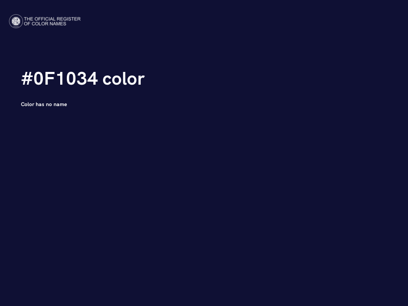 #0F1034 color image