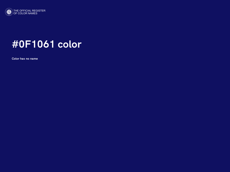 #0F1061 color image