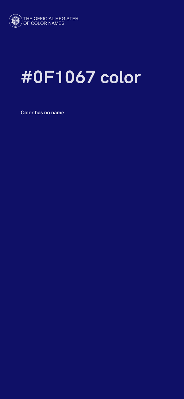 #0F1067 color image
