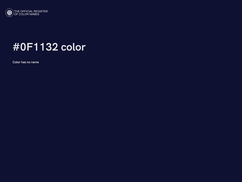 #0F1132 color image
