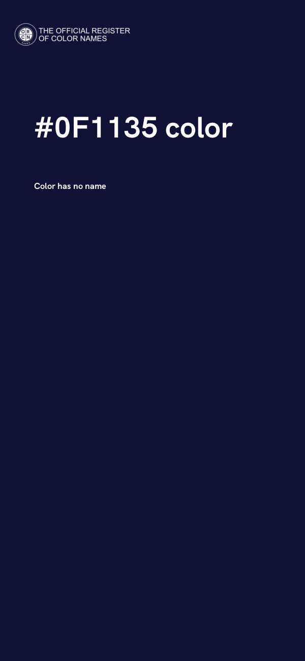 #0F1135 color image