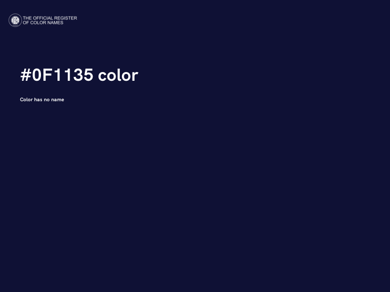 #0F1135 color image