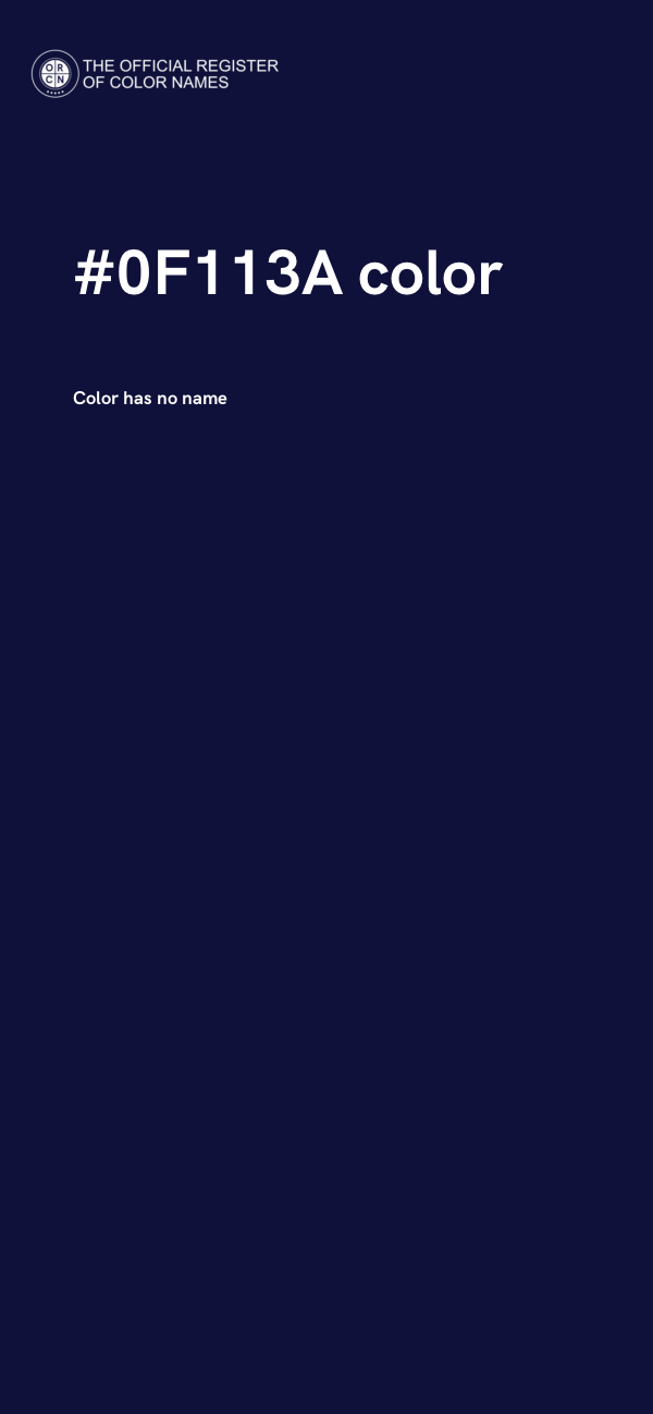 #0F113A color image