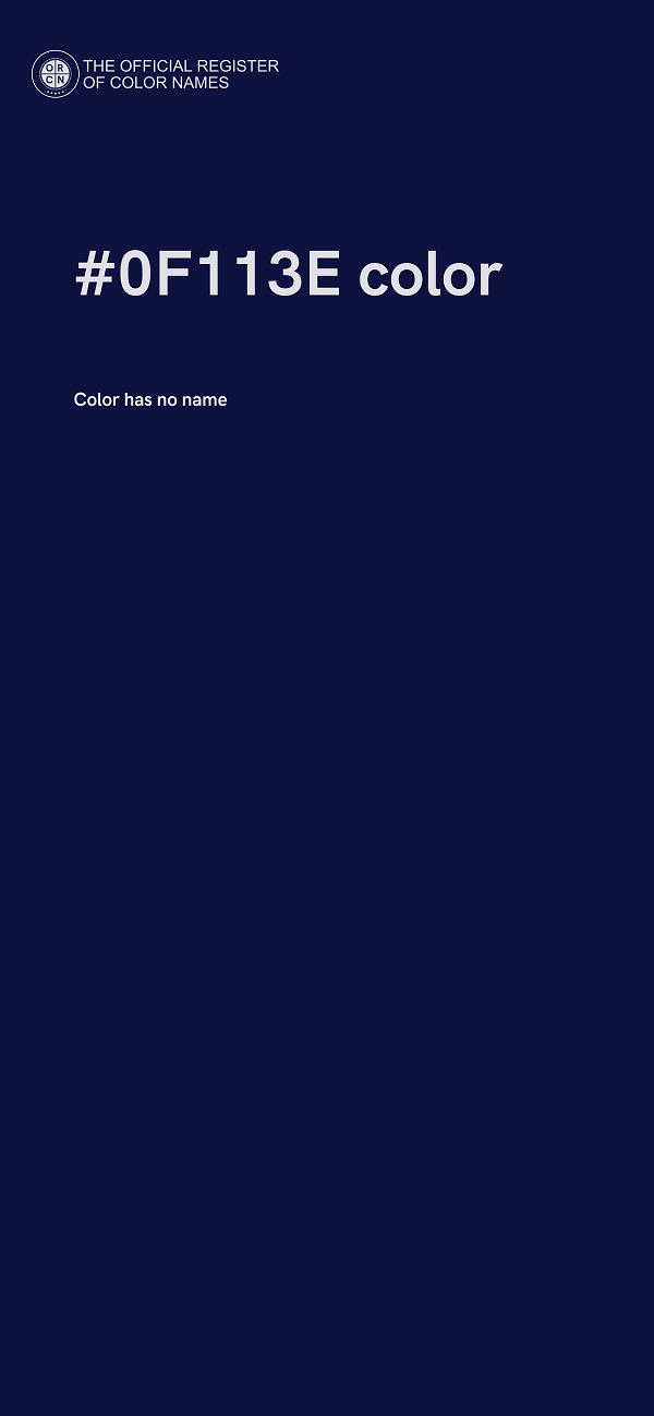 #0F113E color image