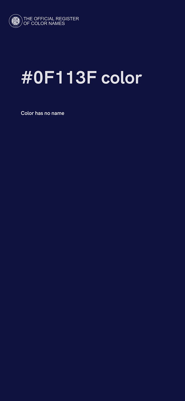 #0F113F color image