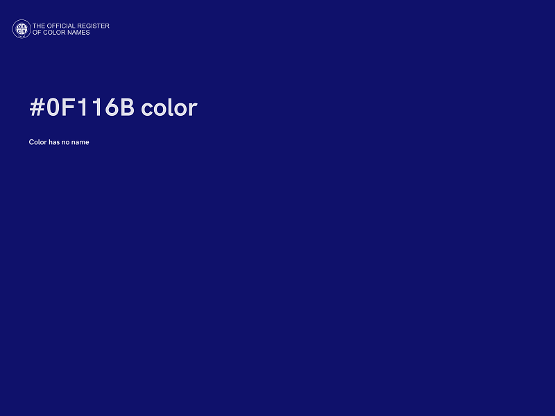 #0F116B color image