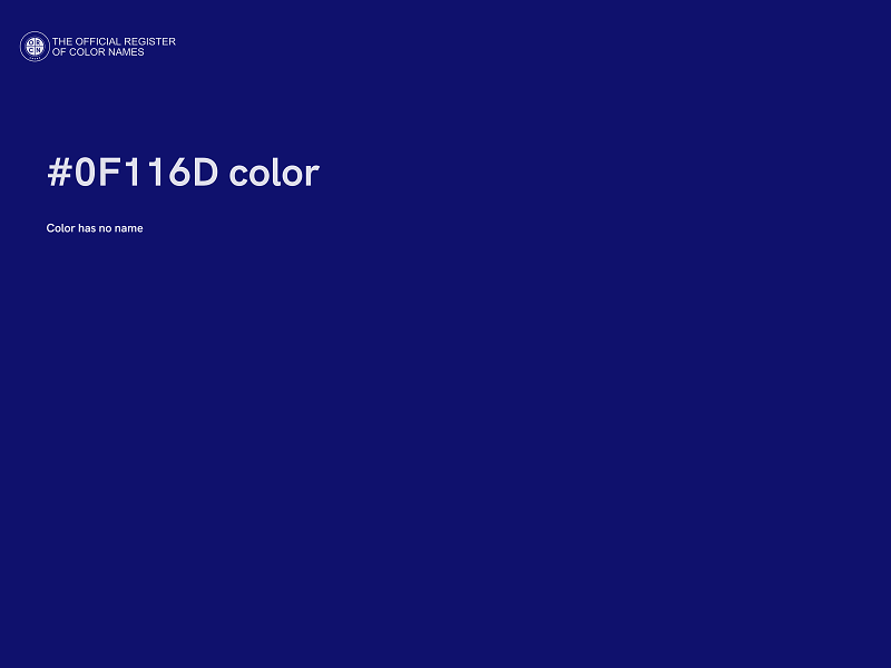 #0F116D color image