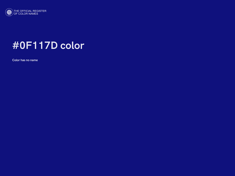 #0F117D color image