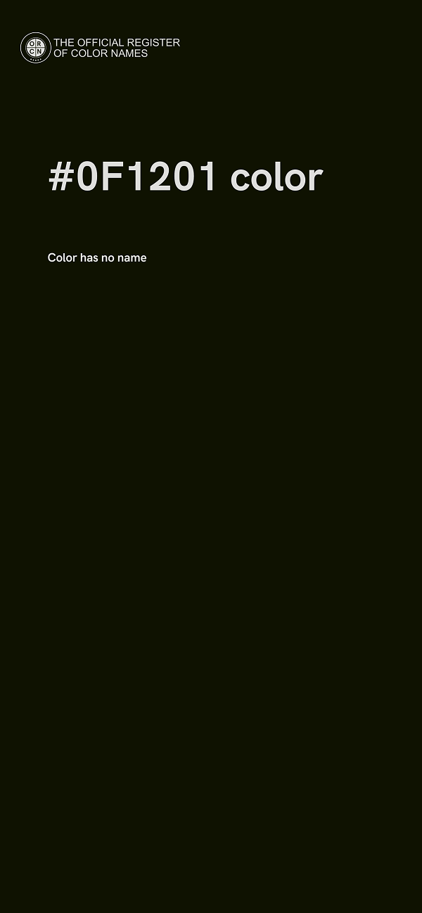 #0F1201 color image