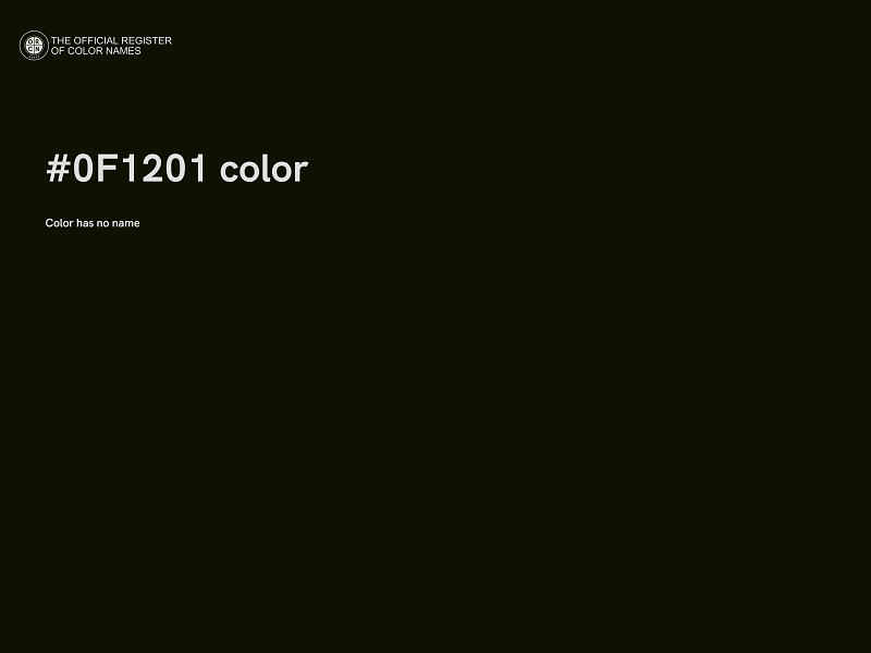 #0F1201 color image