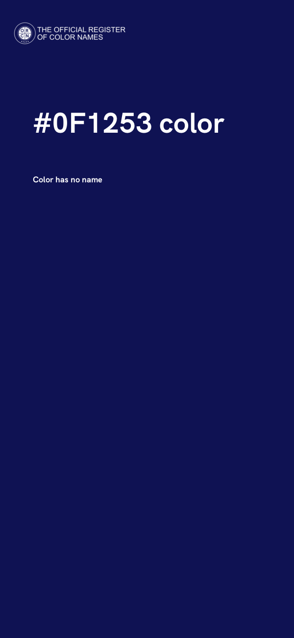 #0F1253 color image