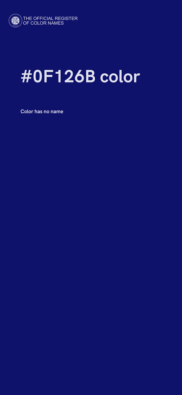 #0F126B color image