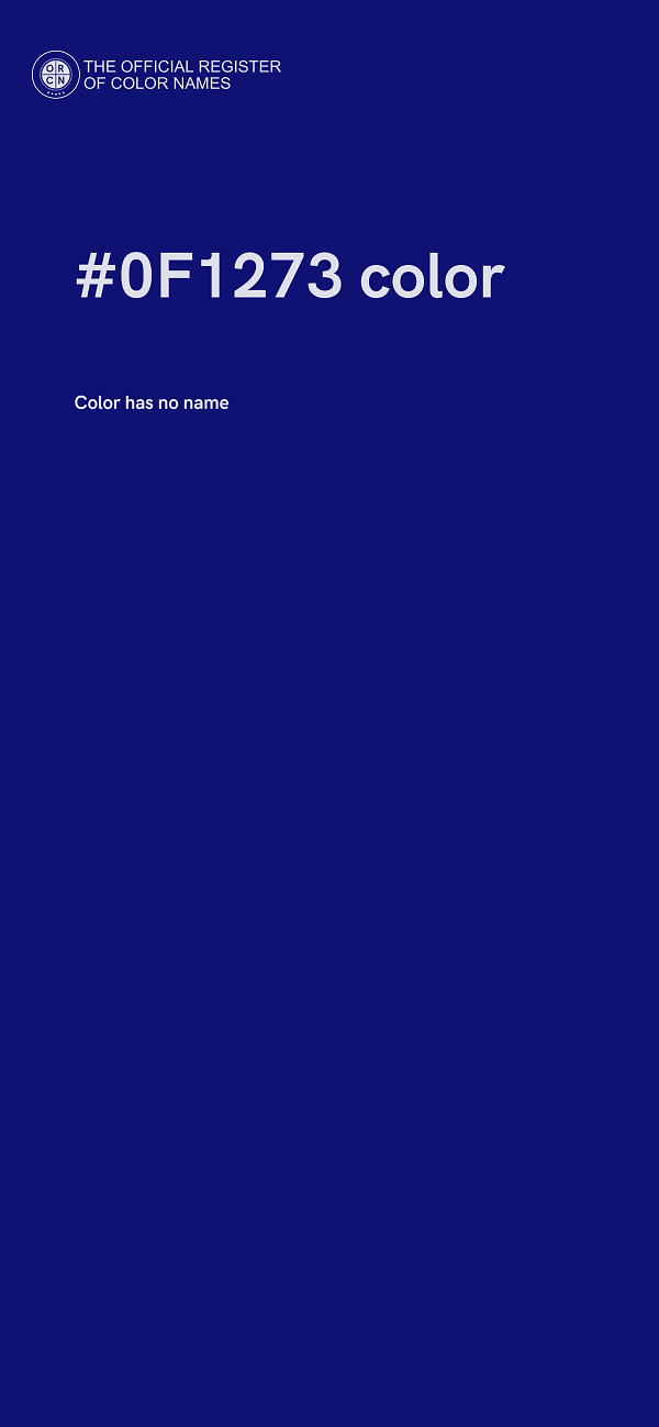 #0F1273 color image