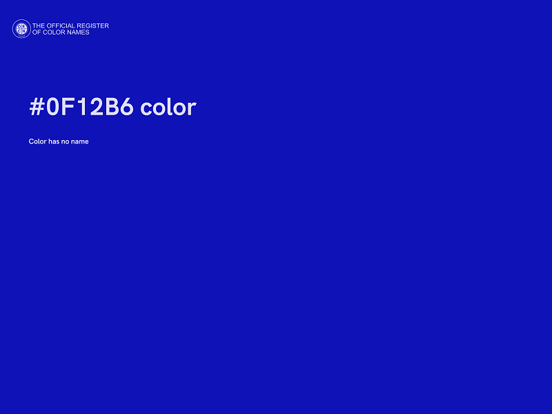 #0F12B6 color image