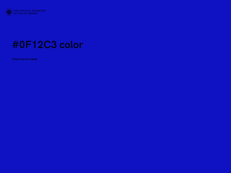 #0F12C3 color image