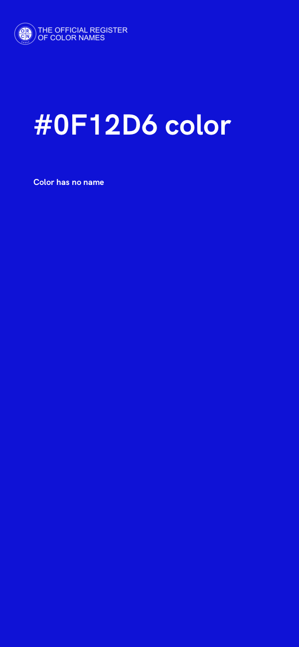 #0F12D6 color image