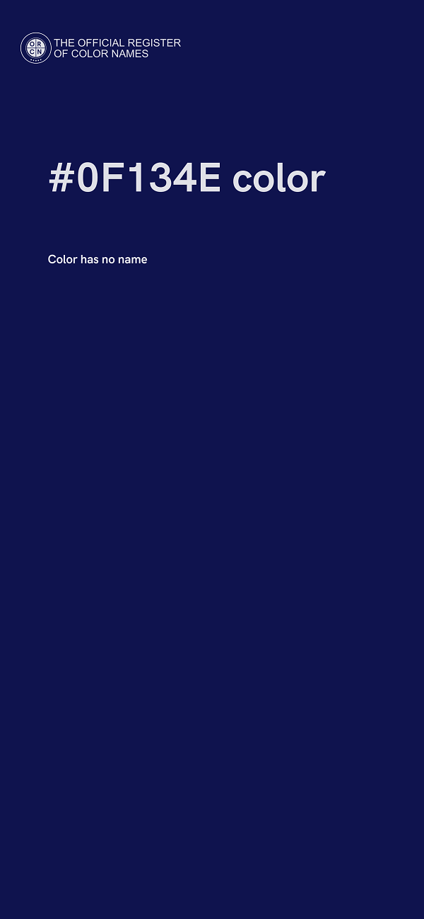 #0F134E color image