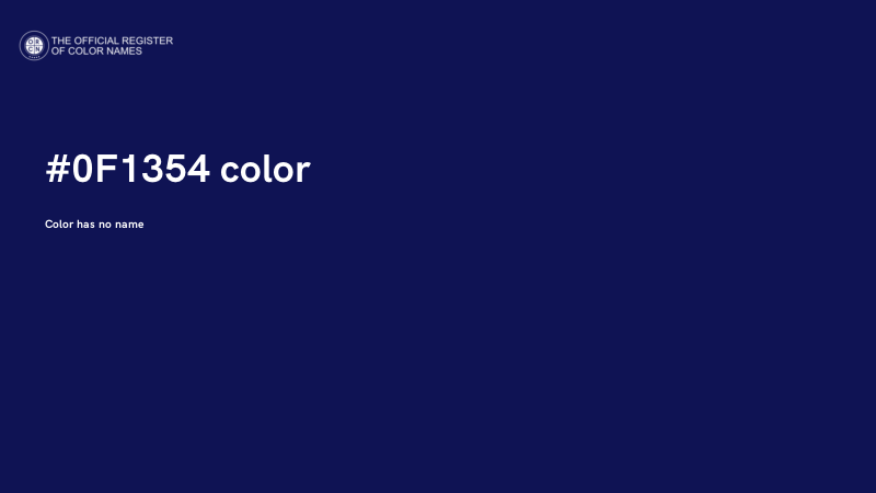 #0F1354 color image