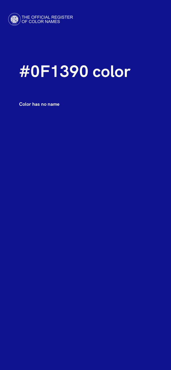 #0F1390 color image