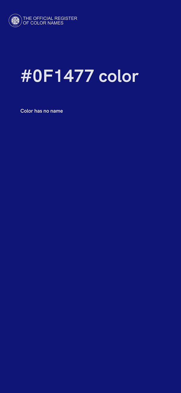 #0F1477 color image