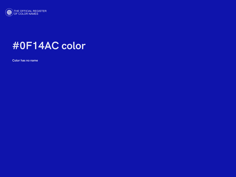 #0F14AC color image