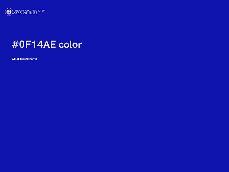 #0F14AE color image