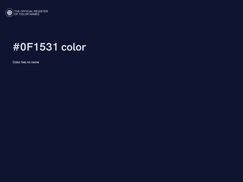 #0F1531 color image