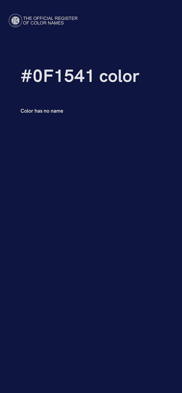 #0F1541 color image