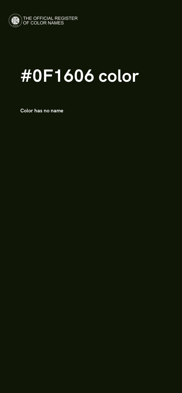 #0F1606 color image