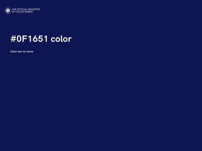 #0F1651 color image