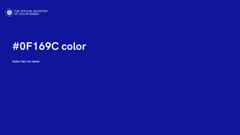 #0F169C color image