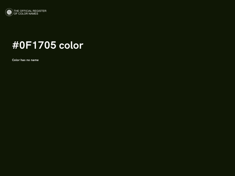 #0F1705 color image